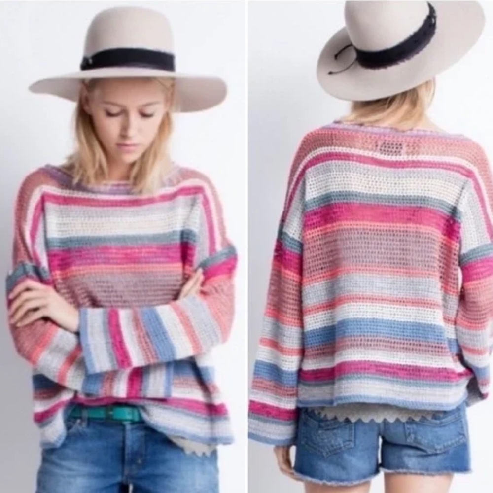 Excellent Condition Zadig & Voltaire Crochet Knit top